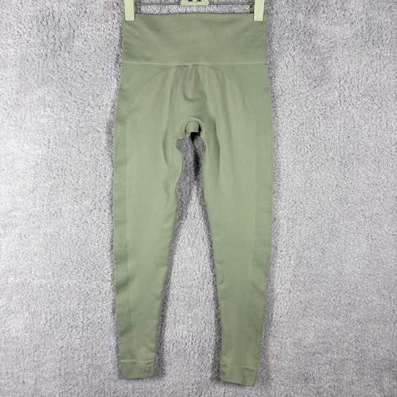 Set‎ Active Sculptflex Seamless Leggings Matcha Green High Waisted Size S/M - Picture 7 of 7